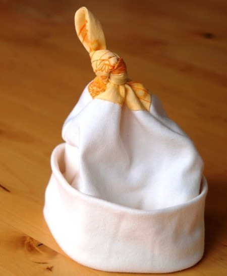 organic infant knot hat 