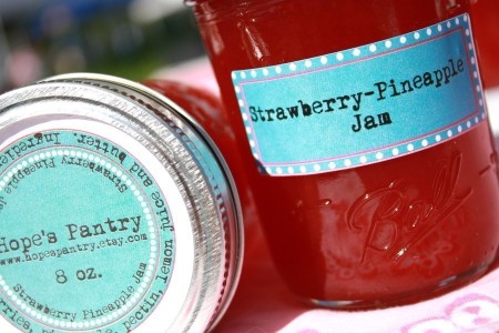 Strawberry Jam from Hope's Pantry on Etsy 